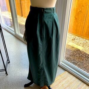 Exofficio Dark Green Cargo Utility Maxi Skirt Size 10